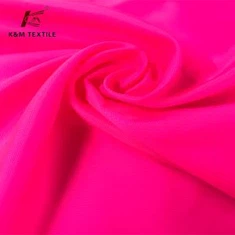 210T Nylon Fluorescerend Rood Geverfd Oxford Stof
