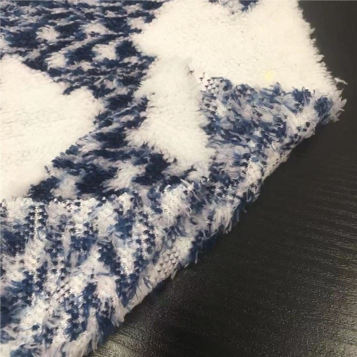 100%Polyester Jacquard Velvet Fabric