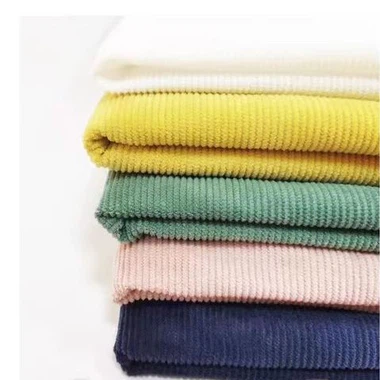 Polyester gestreepte fluwelen stof
