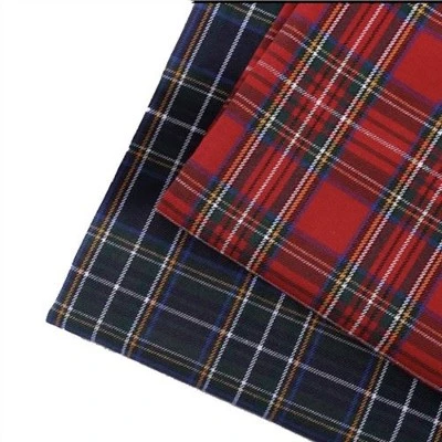 Garen Geverfde Plaid Stof